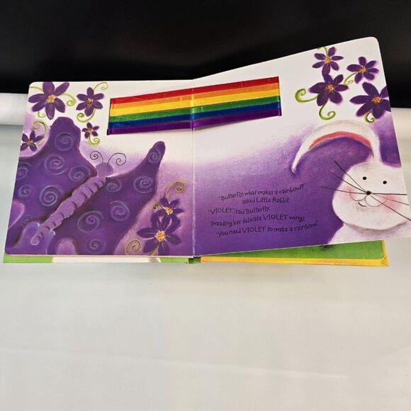 Lot of 2 Toddler Board Books - What Makes a Rainbow And Hello, World! Weather - Picture 5 of 10